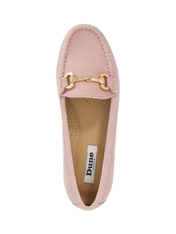 Dune London Glenniee Nubuck Suede Snaffle Trim Loafers - view 2, Blush