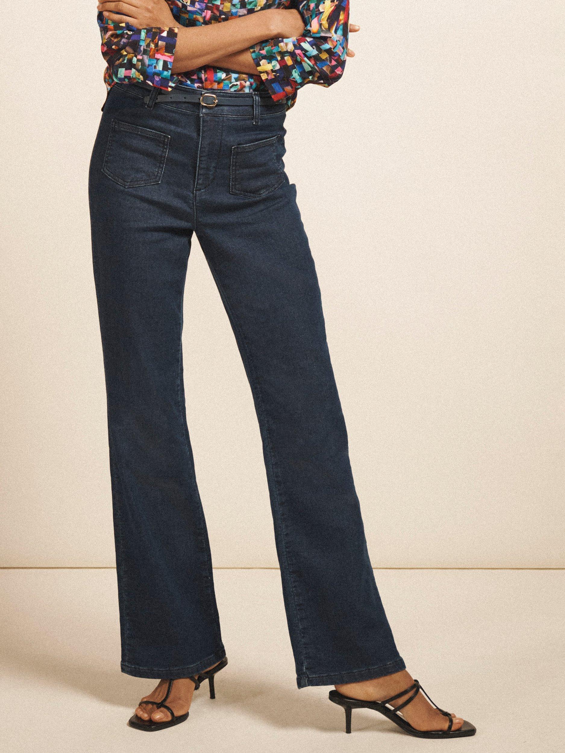 Product image 4 of 6, which shows NRBY Bianca Bootcut Jeans, Dark Wash, 8