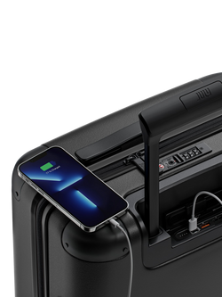 July Carry On 4-Wheel 55cm Cabin Case - view 2, Charcoal