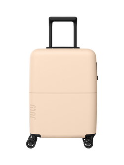 July Carry On Light 4-Wheel 55cm Expandable Suitcase, Sand