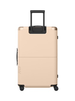 July Checked Plus 4-Wheel 77cm Large Suitcase - view 2, Sand