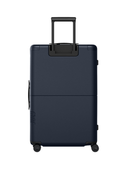 July Checked Plus 4-Wheel 77cm Large Suitcase - view 2, Navy