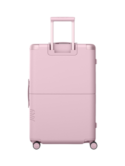 July Checked Plus 4-Wheel 77cm Large Suitcase - view 2, Blush Pink