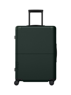 July Checked 4-Wheel 55cm Medium Suitcase, Forest
