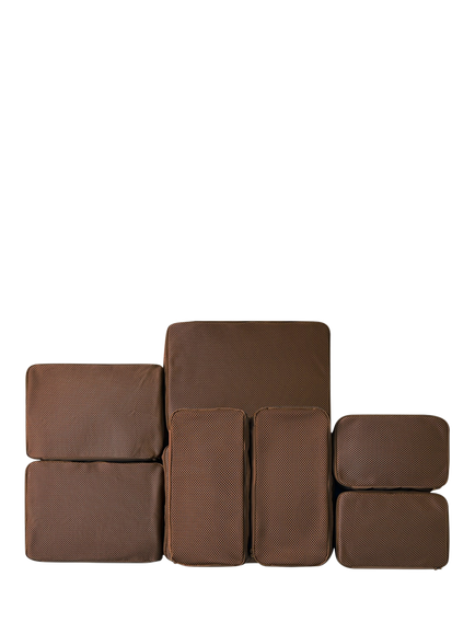 July Packing Cells, Pack of 8, Dark Brown