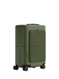 July Carry On Pro SnapSleeve™ 4-Wheel 55cm Cabin Case - view 2, Moss