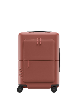 July Carry On Pro SnapSleeve™ 4-Wheel 55cm Cabin Case, Clay