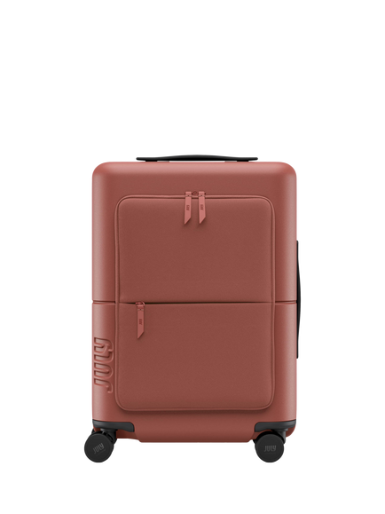 July Carry On Pro SnapSleeve™ 4-Wheel 55cm Cabin Case, Clay