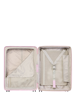 July Checked Expandable 4-Wheel 66cm Medium Suitcase - view 2, Blush Pink