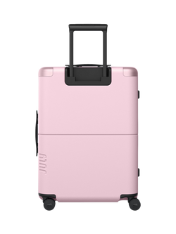 July Checked 4-Wheel 55cm Medium Suitcase - view 2, Blush Pink