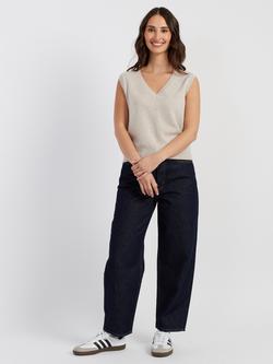 Chinti & Parker Pure Cloud Cashmere Tank Top, Taupe, Taupe