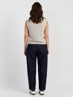 Chinti & Parker Pure Cloud Cashmere Tank Top, Taupe - view 2, Taupe