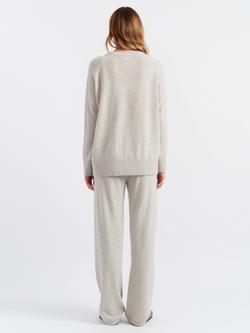 Chinti & Parker Pure Cashmere Cloud Slouchy Jumper - view 2, Taupe
