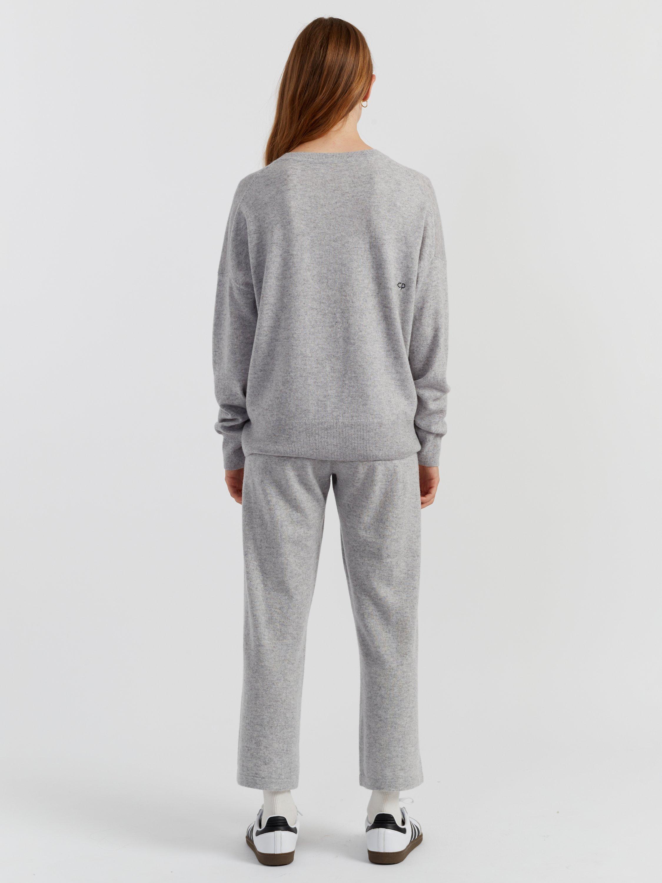 Product image 2 of 4, which shows Chinti & Parker Wool Rich Snoopy Jog On Sweatshirt, Light Grey, XS