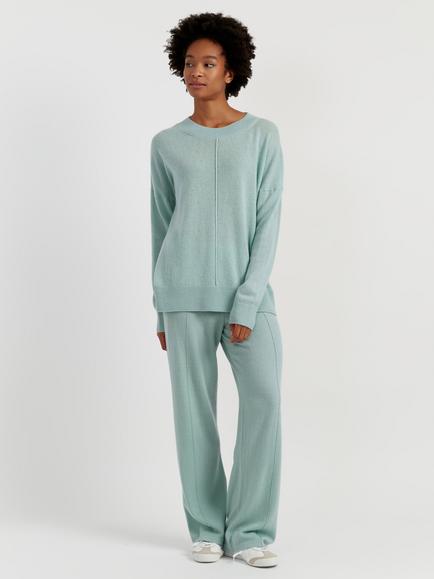 Chinti & Parker Slouchy Wool Rich Jumper, Dusty Mint