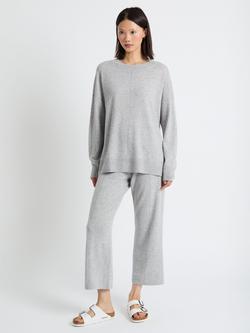 Chinti & Parker Slouchy Wool Rich Jumper, Soft Oat, Light Grey