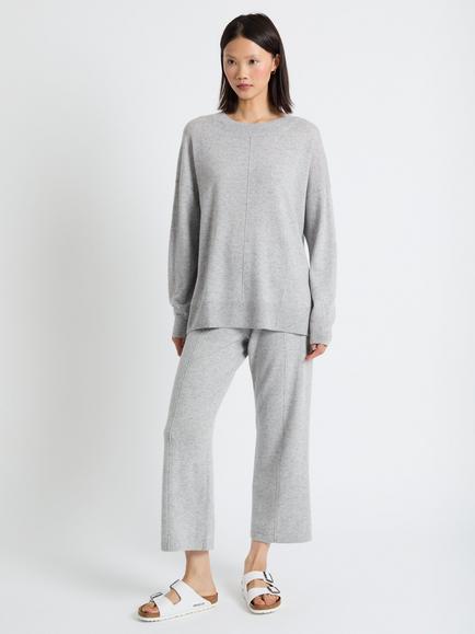 Chinti & Parker Slouchy Wool Rich Jumper, Light Grey