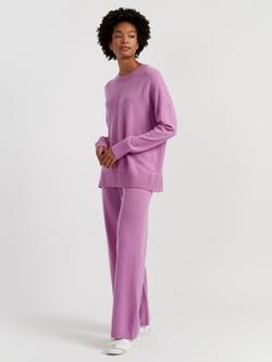 Chinti & Parker Slouchy Wool Rich Jumper, Lilac