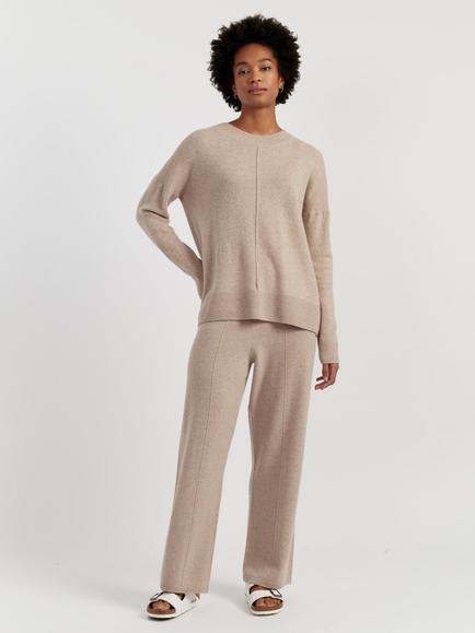 Chinti & Parker Slouchy Wool Rich Jumper, Soft Oat