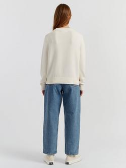 Chinti & Parker Miffy Embroidered Jumper, Cream - view 2, Cream