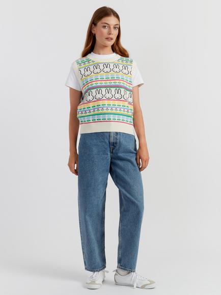 Chinti & Parker Miffy Fair Isle Tank Top, Multi, Multi