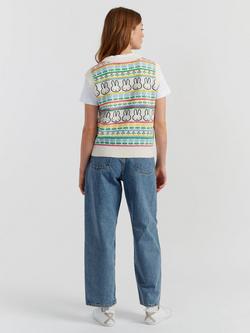 Chinti & Parker Miffy Fair Isle Tank Top, Multi - view 2, Multi