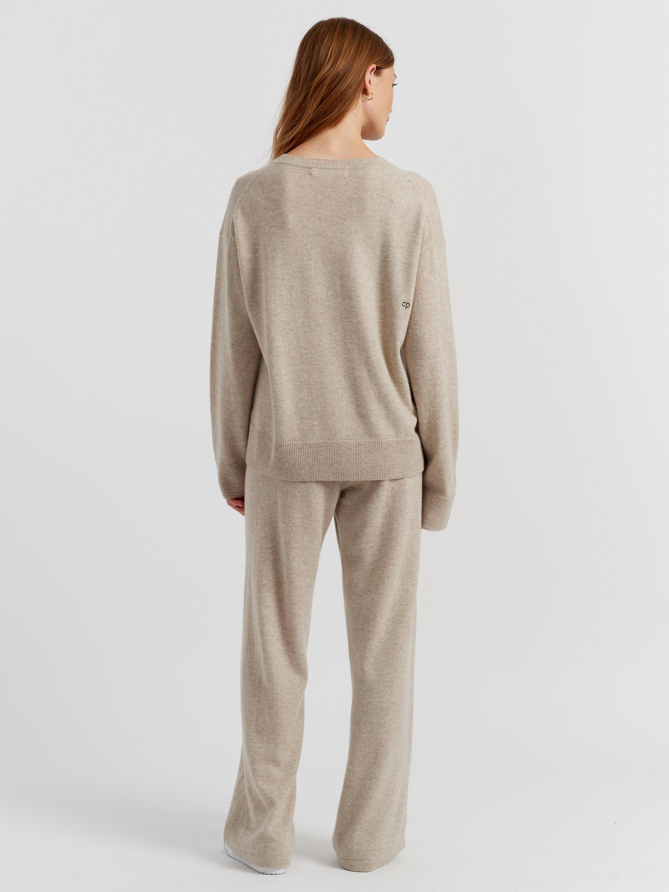 Product image 2 of 4, which shows Chinti & Parker Miffy Peak Wool Rich Jumper, Soft Oat, XS