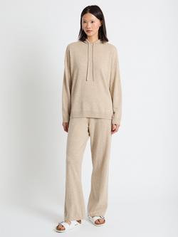 Chinti & Parker Wool Rich Basics Relaxed Hoodie, Soft Oat, Soft Oat