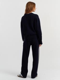 Chinti & Parker Snoopy Varsity Cardigan - view 2, Navy