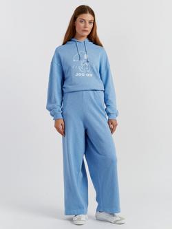 Chinti & Parker Snoopy Fleece Joggers, Sky Blue