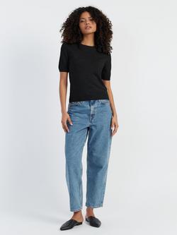 Chinti & Parker Pure Wool Knit Top, Black