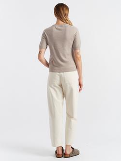 Chinti & Parker Pure Wool Knit Top - view 2, Oatmeal