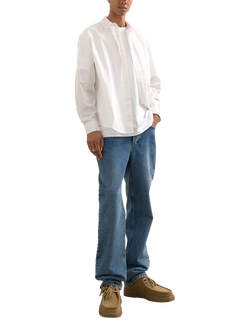 Topman Relaxed Fit Cotton Poplin Shirt - view 2, White