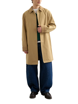 Topman Cord Collar Car Coat, Camel, Camel