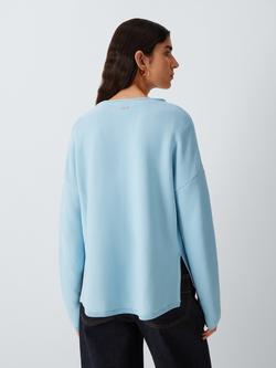 Barbour Marine Knit Jumper - view 2, Light Blue