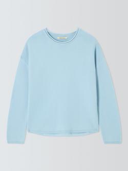 Barbour Marine Knit Jumper, Light Blue