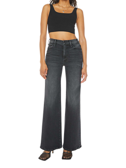 MOTHER High Rise Wide Leg Jeans, Not Today Satan, Not Today Satan