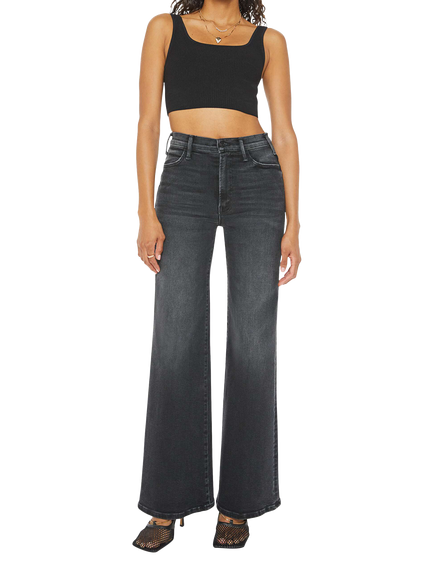 MOTHER High Rise Wide Leg Jeans, Not Today Satan, Not Today Satan