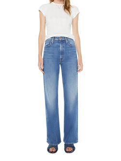 MOTHER Bookie High Rise Bootcut Jeans, Knck Knck Pddy Whck, Knck Knck Pddy Whck