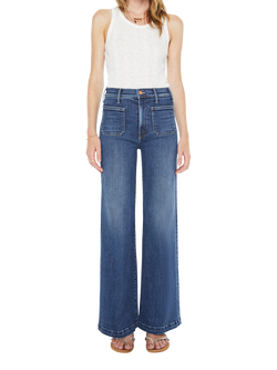 MOTHER High Rise Wide Leg Jeans, One Last Shot, One Last Shot