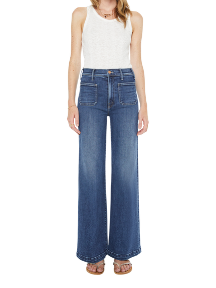 MOTHER High Rise Wide Leg Jeans, One Last Shot, One Last Shot