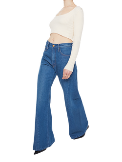 MOTHER Lemon Twist Wide Leg Jeans, Yes Chef - view 2, Yes Chef