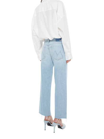 MOTHER Mr Ramb Mid Rise Wide Straight Jeans, Few And Far Between - view 2, Few And Far Between