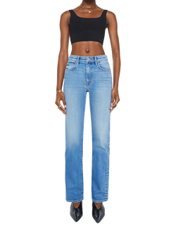MOTHER The Kick It High Rise Straight Jeans, Fan Favorite, Fan Favorite