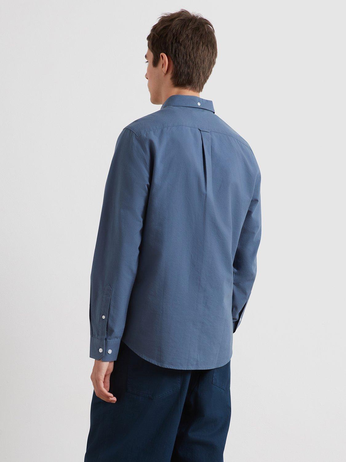 Product image 2 of 5, which shows Farah Brewer Cotton Regular Fit Shirt, River Bed, L