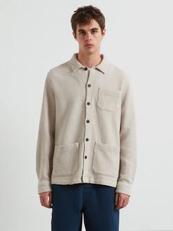 Farah Castlefield Cotton Regular Fit Shirt, White Smoke, White Smoke