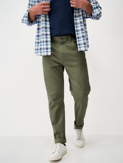 Crew Clothing Slim Fit Trousers, Olive Green, Olive Green