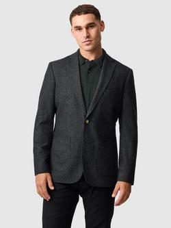Rodd & Gunn Textured Australian Wool with Cotton Blazer, Emerald, Emerald