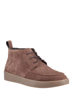 Hush Puppies Rory Suede Desert Boots - view 2, Chocolate