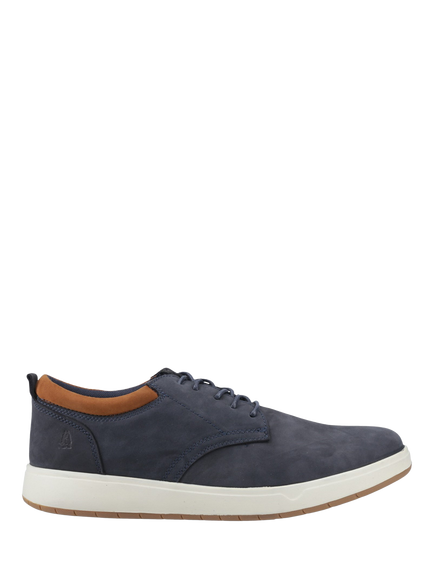 Hush Puppies Bowen Leather Casual Shoes, Navy, Navy